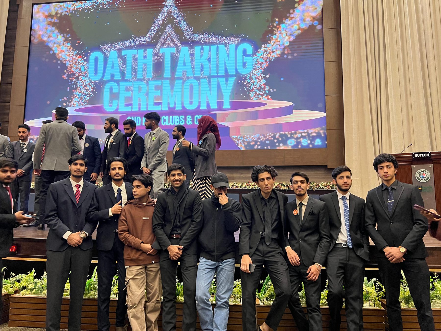 Clubs and societies oath-taking ceremony at NUTECH